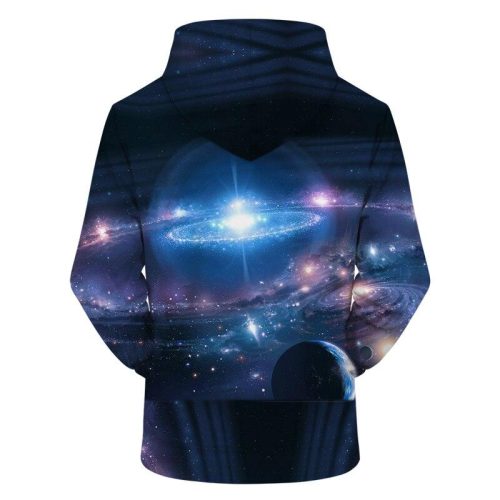 mainimage1Mooie Galaxy Space Hoodies Mannen Herfst Herfst 3D Prints Hoody Sweatshirts Heren Kleding 2018 Drop Schip